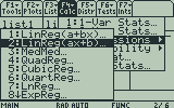 screenshot004 Performing a Linear Regression on the TI 89, TI 92+, and Voyage 200