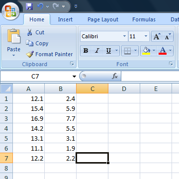 Screen1 Transferring Spreadsheets Between Microsoft Excel and your TI 83+, TI 84+, TI 89, TI 92+, or Voyage 200