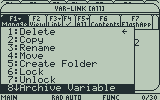arc89 2 Archiving and Unarchiving Programs and Variables on the TI 89, TI 92+, and Voyage 200