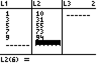 linreg83 2 Performing a Linear Regression on the TI 83+ or TI 84+