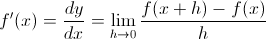 derivative definition Calculating Derivatives on the TI 83 Plus, TI 84 Plus, TI 89, TI 92 Plus, and Voyage 200