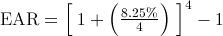effective annual rate ear quarterly compounding Business and Finance Math #2: Calculating the Effective Annual Rate (EAR) on Your TI BA II Plus or HP 12c