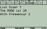 sat1 mode 89 004 SAT Test Prep #1: Mean, Mode, and Median on the TI 83 Plus, TI 84 Plus, and TI 89