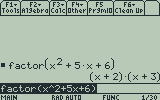 solve csolve ti89 v200 000 Factoring Polynomials on the TI 89 and Voyage 200