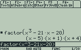 solve csolve ti89 v200 002 Factoring Polynomials on the TI 89 and Voyage 200