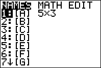 calculator matrix setup Matrices Made Easy: TI 83 and TI 84 Plus Edition