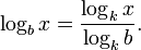 logarithm base change1 How to Enter Logarithms on Your Graphing Calculator