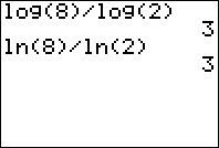 log change of base How to Enter Logarithms on Your Graphing Calculator